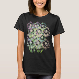 T-shirt Feux d'artifice colorés