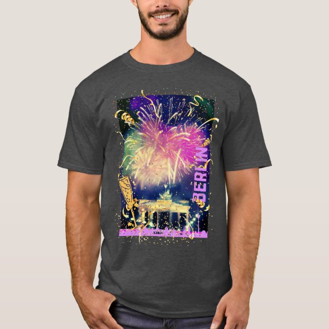 T-shirt Feux d'artifice de Berlin (Devant)