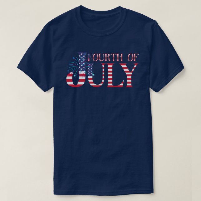 T-shirt Feux d'artifice du 14 juillet (Design devant)