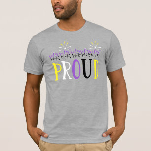 T-shirt Feux d'artifice fiers LGBTQ non binaires