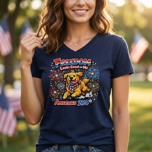 T-shirt Feux d'artifice pour le 250e anniversaire du Golde