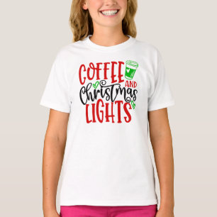 T-shirt Feux De Café Et De Noël-50450