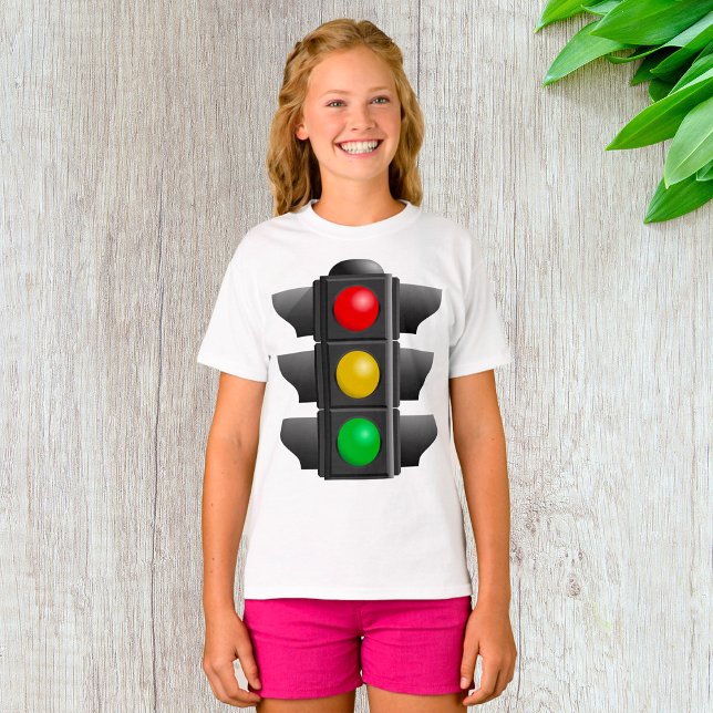 T-shirt Feux de circulation Rouge Jaune Vert Signal (Créateur téléchargé)