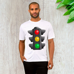 T-shirt Feux de circulation Signal rouge jaune vert