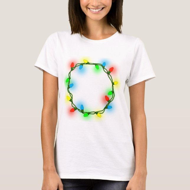 T-shirt Feux de Noël (Devant)