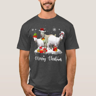 T-shirt Feux de Noël Chèvre XMas Pyjama