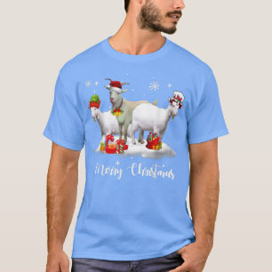 T-shirt Feux de Noël Chèvre XMas Pyjama