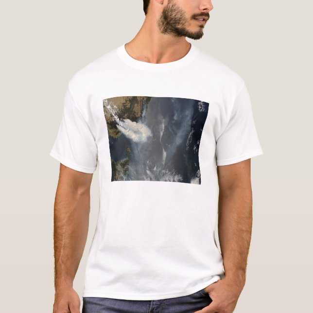 T-shirt Feux et fumée dans le sud-est de l'Australie (Devant)