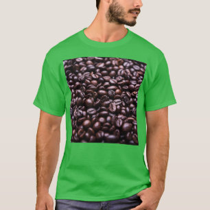 T-shirt Fèves de café visage masque café bistro noix obten