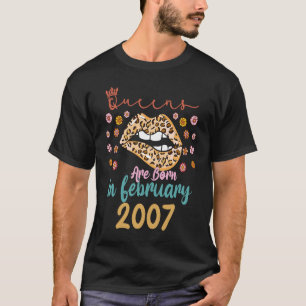 T-shirt Février 16 Anniversaire Cette Reine Est Née En Fév