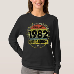 T-shirt Février 1982 40e anniversaire 40 ans
