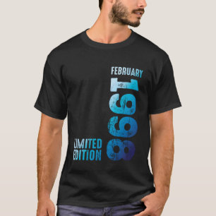 T-shirt Février 1998 Année 1998 Rétro 1998 Vintage 1998 Éd