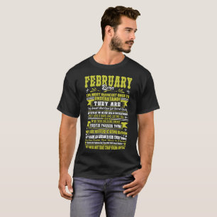 T-shirt Février difficile soutenu pour comprendre le