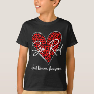 T-shirt Février est la sensibilisation à la santé cardiaqu