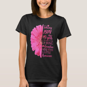 T-shirt Février Fille 1984 T 39 ans 39e anniversaire