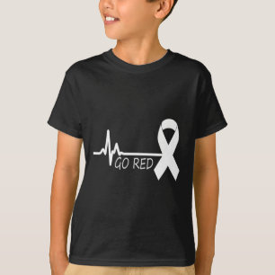 T-shirt Février Mois de la santé cardiovasculaire Amérique