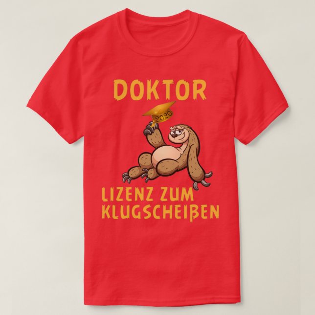 T-shirt FH Uni Doktor Promotion 2020 cadeau de diplôme 1 (Design devant)