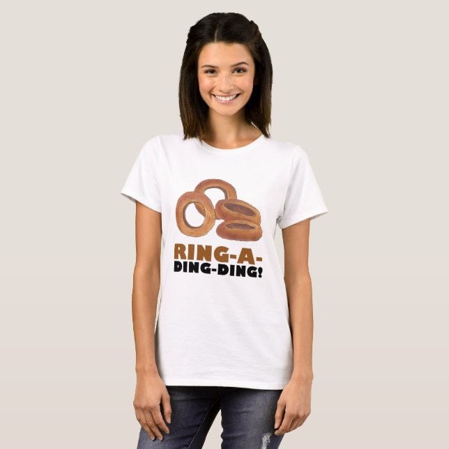 T-shirt Fiançailles de bachelorette de Ring-a-Ding-Ding Ma (Devant entier)