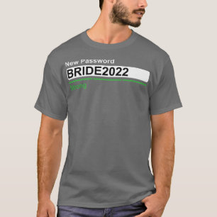 T-shirt Fiançailles Mariage Mariée 2022 Premium 