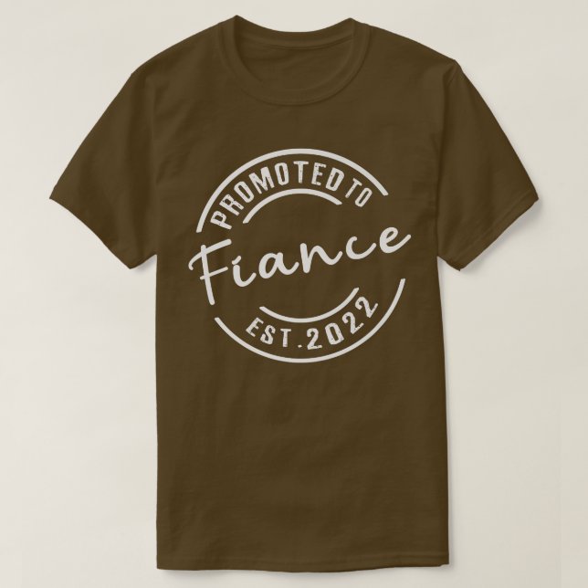 T-shirt Fiancé 2022 Annonce de Grossesse (Design devant)