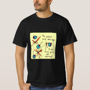T-shirt Fiancée mécontente Ignorante Mariée mariée mariée