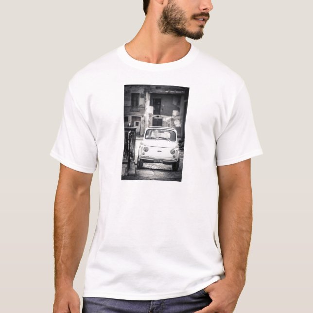 T-shirt Fiat 500, Cinquecento en Italie (Devant)