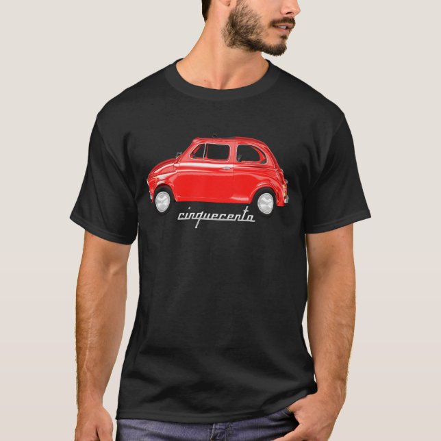 T-shirt Fiat 500 de cinquecento (Devant)