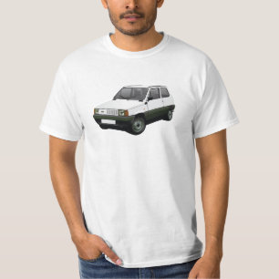 T-shirt Fiat Panda 45 Mk1 (Tipo 141) Blanc
