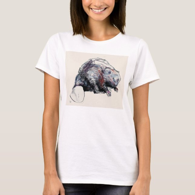 T-shirt Fibre 2001 de roulette (Devant)