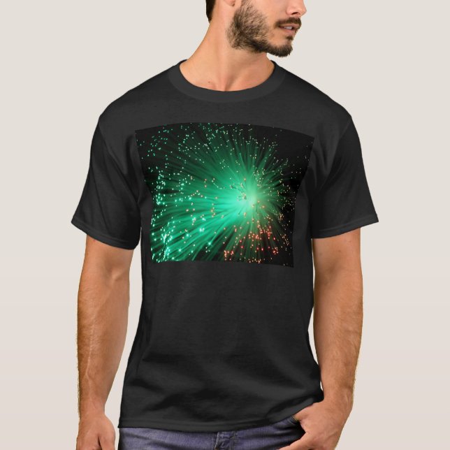T-shirt Fibres optiques lumineuses (Devant)