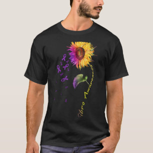 T-shirt Fibro de tournesol de sensibilisation