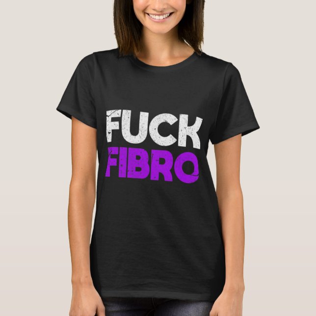 T-shirt Fibro Fibromyalgie Fibromyositis Grun de douleur c (Devant)