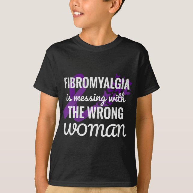T-shirt Fibro Warrior 1 (Devant)