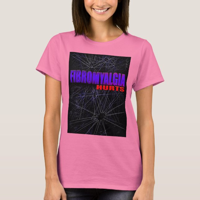 T-shirt Fibromyalgie Blessé T Chemise (Devant)