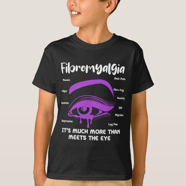 T-shirt Fibromyalgie C'est bien plus que de rencontrer le  (Devant)