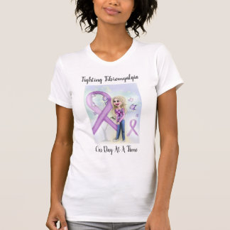T-shirt "Fibromyalgie de combat un jour à la fois "