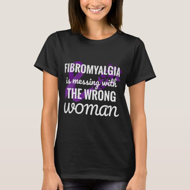 T-shirt Fibromyalgie Fibro Warrior 1 (Devant)