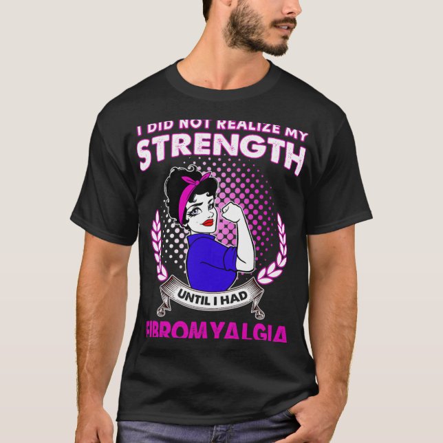 T-shirt Fibromyalgie Force de combat Fibromyalgie (Devant)