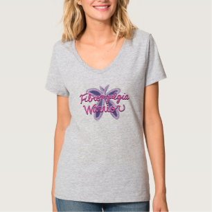 T-shirt Fibromyalgie Guerrier - Papillon de la Glitterie