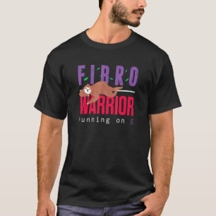 T-shirt Fibromyalgie Guerrière Fibro Courant Sur E Vide Mi