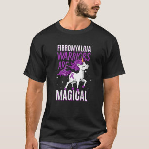T-shirt Fibromyalgie Magique Unicorne Purple Ribbon Suppor