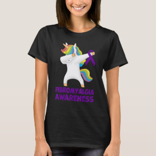 T-shirt Fibromyalgie Purple Ribbon Sensibilisation Survivo