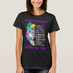 T-shirt Fibromyalgie Sensibilisation au ruban Cadeaux de s
