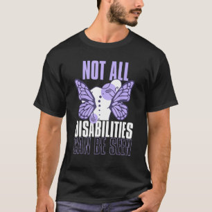 T-shirt Fibromyalgie Sensibilisation au Ruban Violet Fibro