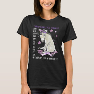 T-shirt Fibromyalgie Une véritable douleur dans l'âne crân