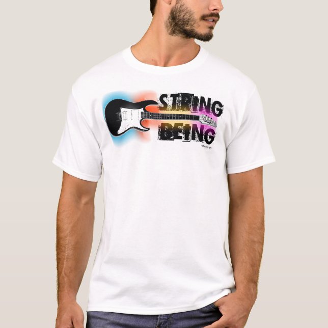 T-shirt Ficelle étant cool de guitare (Devant)