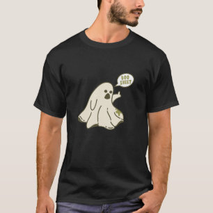 T-shirt Fiche de démarrage - Drôle Fantôme Sacastique