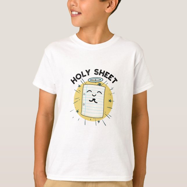 T-shirt Fiche sainte Funny Jeu de papier halo (Devant)