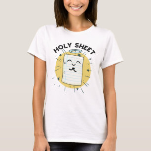 T-shirt Fiche sainte Funny Jeu de papier halo