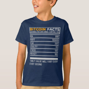 T-shirt Fiche technique Bitcoin
